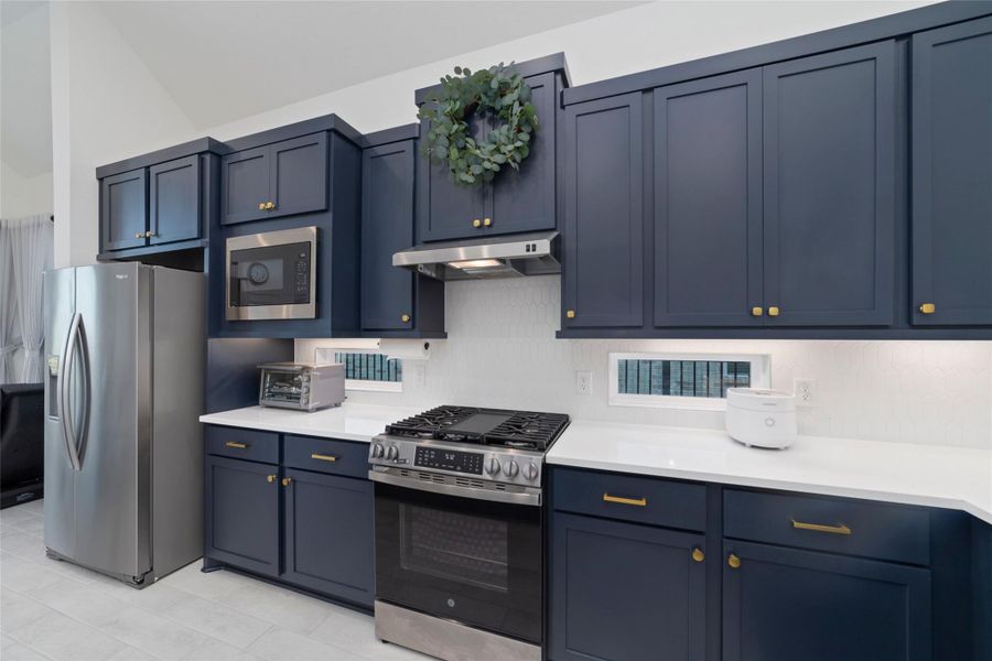 Furnished interior view inside a new home in Bridgeland 45's, Cypress (Image 5).