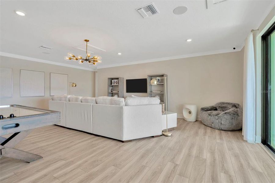 Furnished interior view inside a new home in Biscayne Landing at Seaire, Parrish (Image 21).