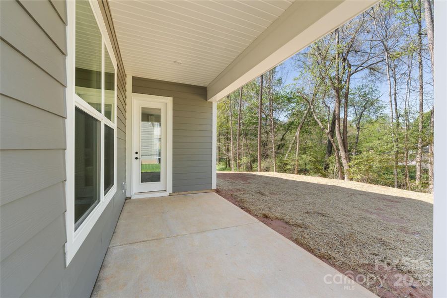 Exterior details and patio area of a home in , Hickory (Image 26).