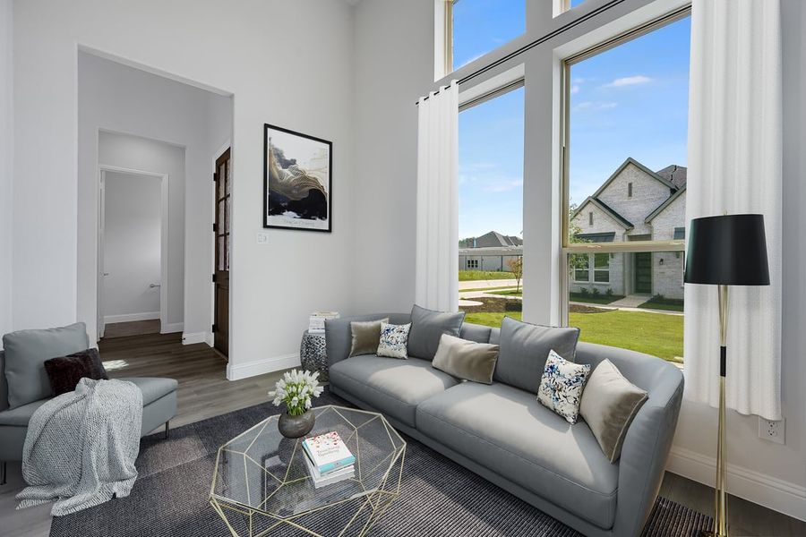 Furnished interior view inside a new home in The Ranch at Uptown Celina, Celina (Image 7).