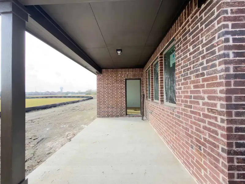 Covered Patio Construction Progress