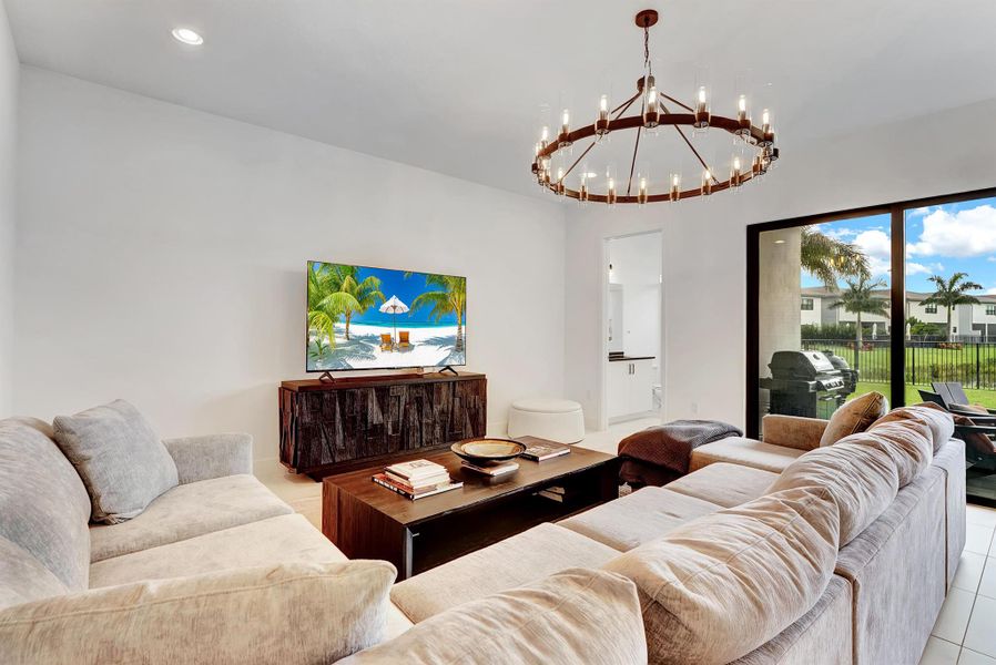 Furnished interior view inside a new home in , Boca Raton (Image 16).
