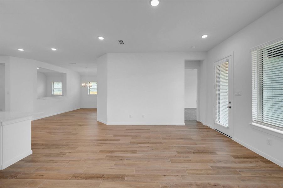 Spacious, unfurnished interior of a new home in Meridiana - Terrace Collection, Manvel (Image 19).