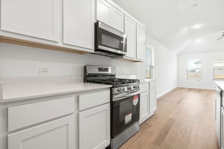 Furnished interior view inside a new home in Trinity Ranch, Elgin (Image 16).