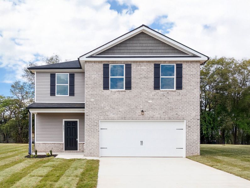 Representative exterior photo of a completed home built from the Cypress by Nason Homes in Brady Estates, Murfreesboro, TN (Image 1).