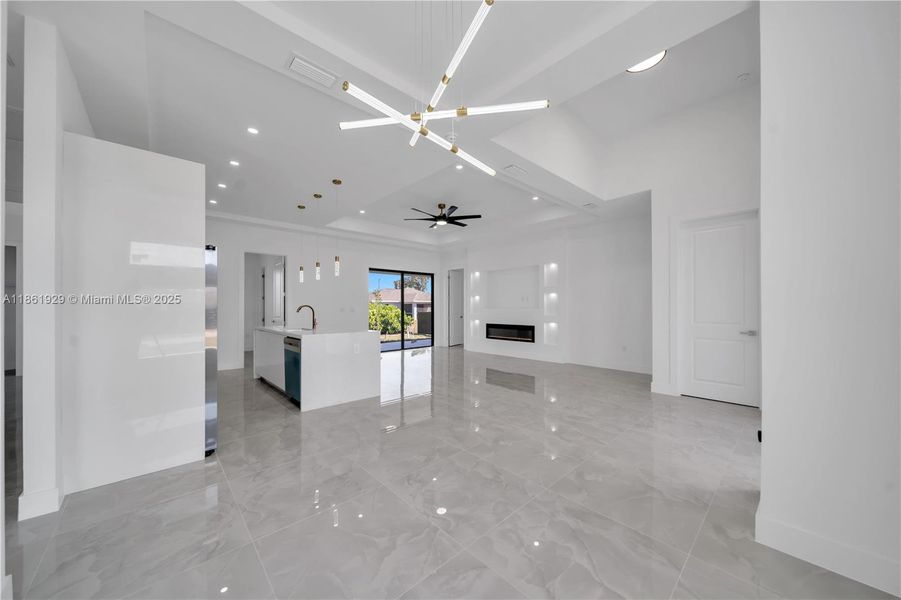 Spacious, unfurnished interior of a new home in , Cape Coral (Image 13). Spacious, unfurnished interior of a new home in , Cape Coral (Image 13).
