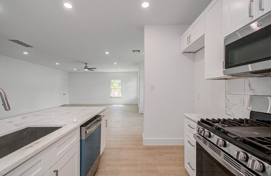Furnished interior view inside a new home in , Houston (Image 11).