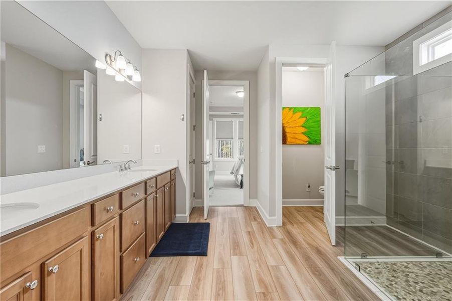 Furnished interior view inside a new home in , Hoschton (Image 7).