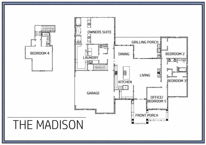 2D floor plan layout of this home in , Buchanan, GA (Image 6).