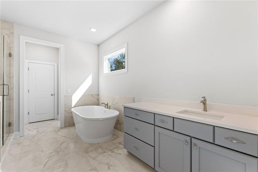 Furnished interior view inside a new home in Ashbury Commons, Powder Springs (Image 16).