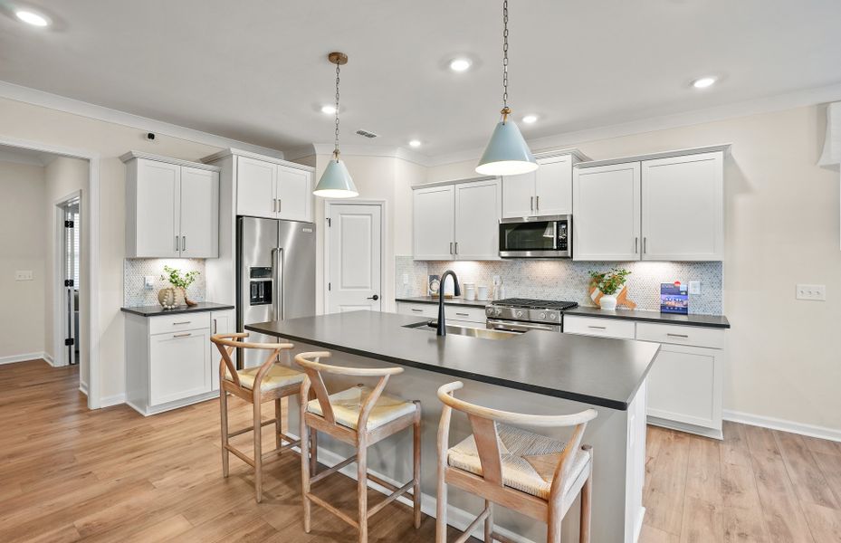 Large Kitchen with an Island