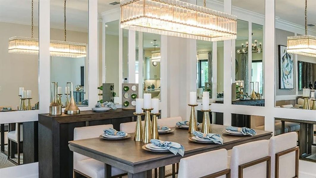 Furnished interior view inside a new home in Esplanade at Azario Lakewood Ranch, Lakewood Ranch (Image 9). Furnished interior view inside a new home in Esplanade at Azario Lakewood Ranch, Lakewood Ranch (Image 9).