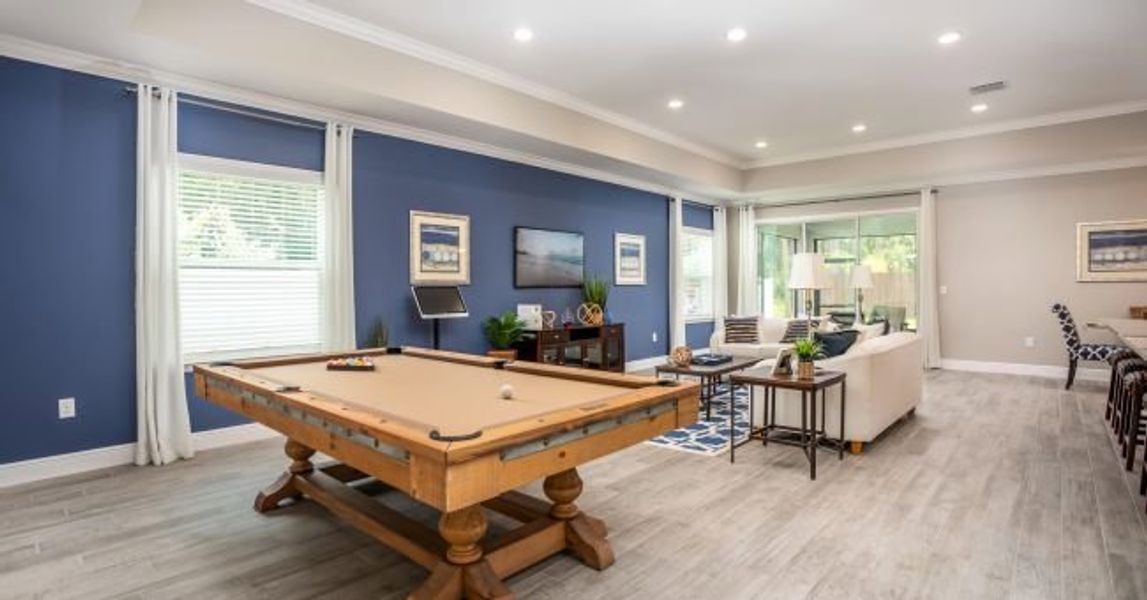 Furnished interior view inside a new home in The Reserve At Hammock Oaks, Lady Lake (Image 7).
