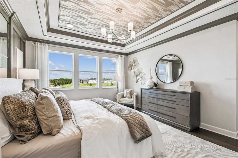 Furnished interior view inside a new home in Lake Star at Ovation, Winter Garden (Image 22).