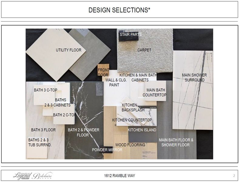Representative photo of design selections for 1612 Ramble