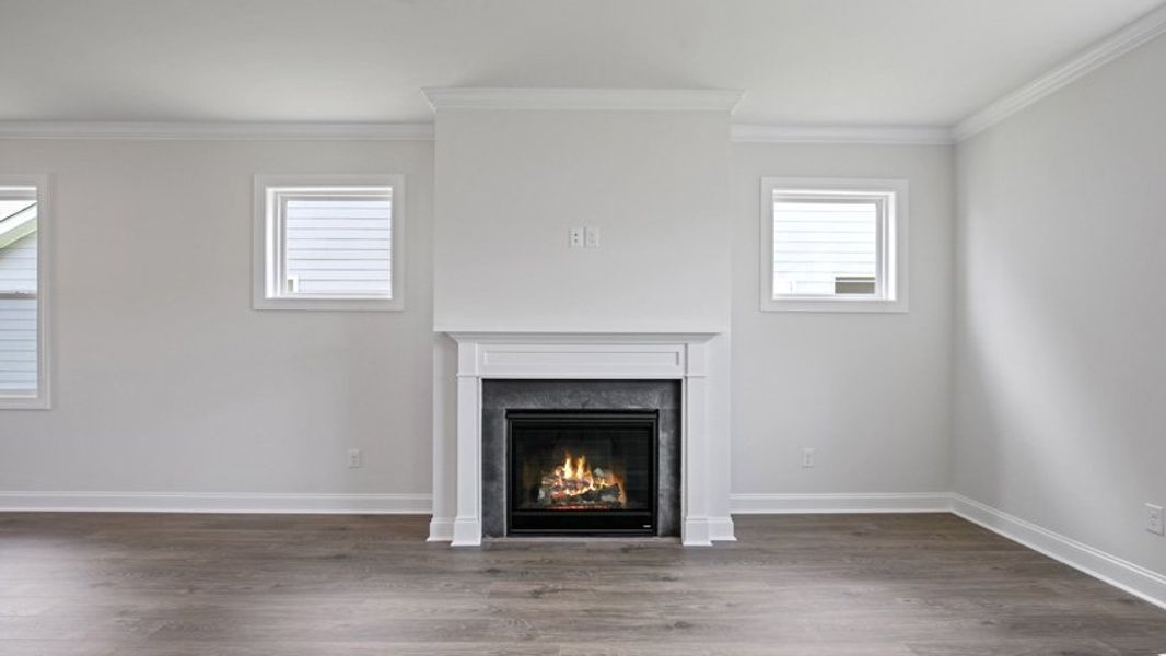 Representative unfurnished interior of a home built from the Lucas by D.R. Horton in The Manors at Haywood Glen, Knightdale (Image 23).