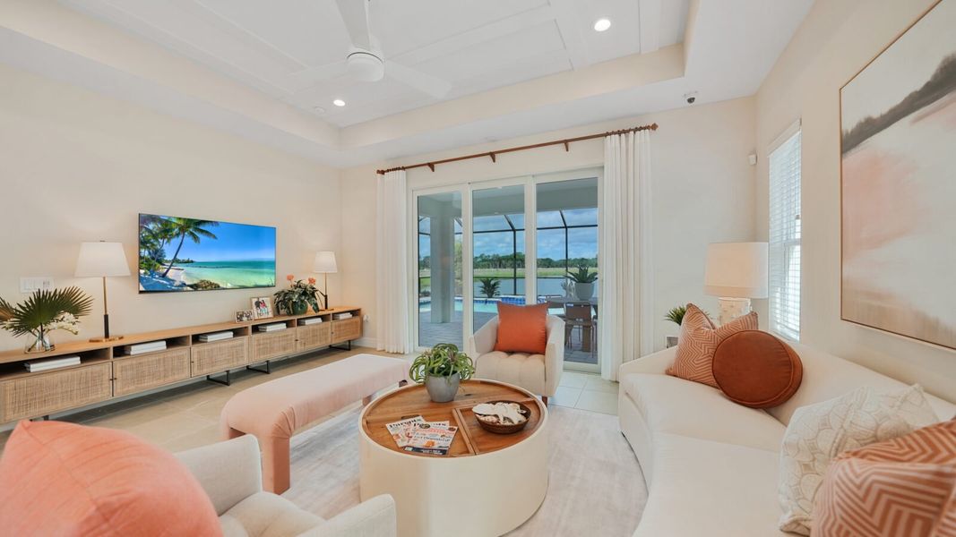 Representative furnished interior of a home built from the Heritage 2 by Neal Communities in Wildleaf, Parrish (Image 13).