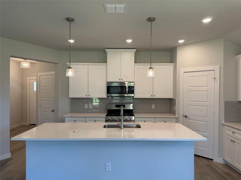 Furnished interior view inside a new home in The Gables At Tioga, Tioga (Image 7).