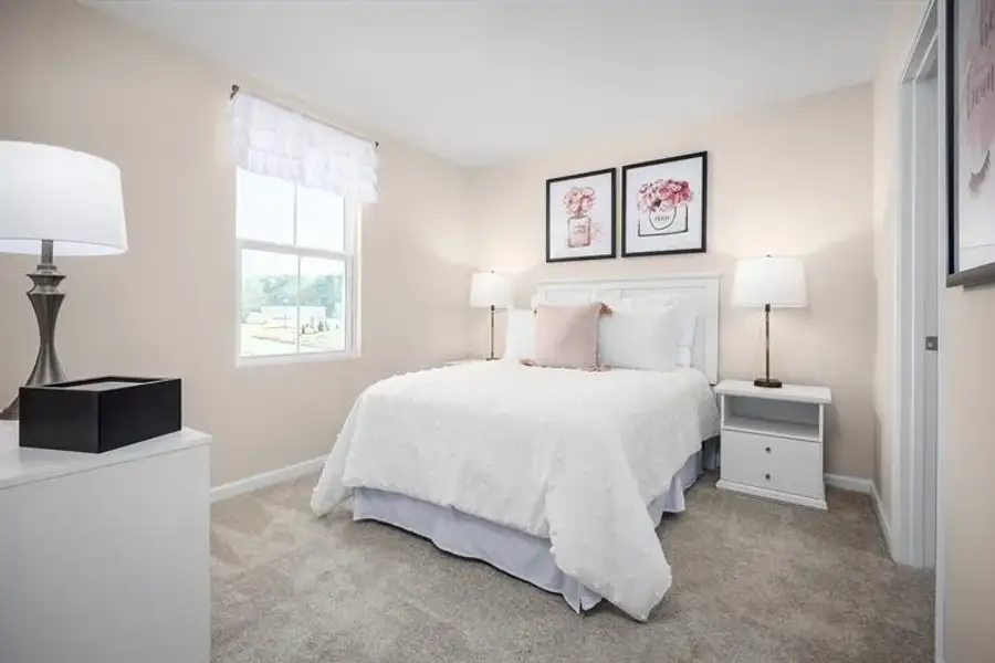 Furnished interior view inside a new home in Summertree, Stone Mountain (Image 15). Furnished interior view inside a new home in Summertree, Stone Mountain (Image 15).