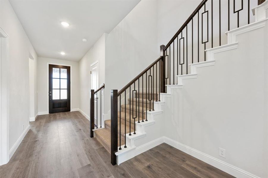 Spacious, unfurnished interior of a new home in Union Park Classic 60, Little Elm (Image 29). Spacious, unfurnished interior of a new home in Union Park Classic 60, Little Elm (Image 29).