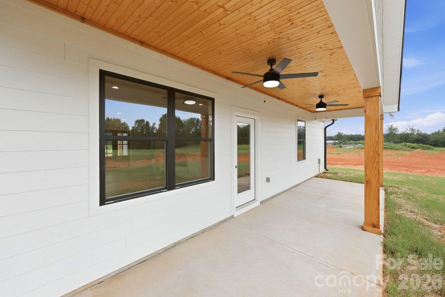 Exterior details and patio area of a home in , Locust (Image 28). Exterior details and patio area of a home in , Locust (Image 28).