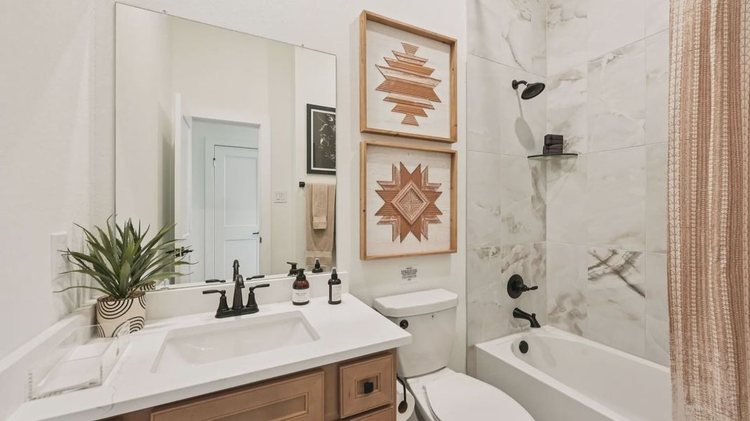 Representative furnished interior of a home built from the Tanlay by Chesmar Homes in Kresston Chateau, Montgomery (Image 28). Representative furnished interior of a home built from the Tanlay by Chesmar Homes in Kresston Chateau, Montgomery (Image 28).