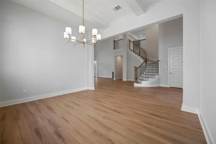 Spacious, unfurnished interior of a new home in Bridgeland 80′, Cypress (Image 25). Spacious, unfurnished interior of a new home in Bridgeland 80′, Cypress (Image 25).