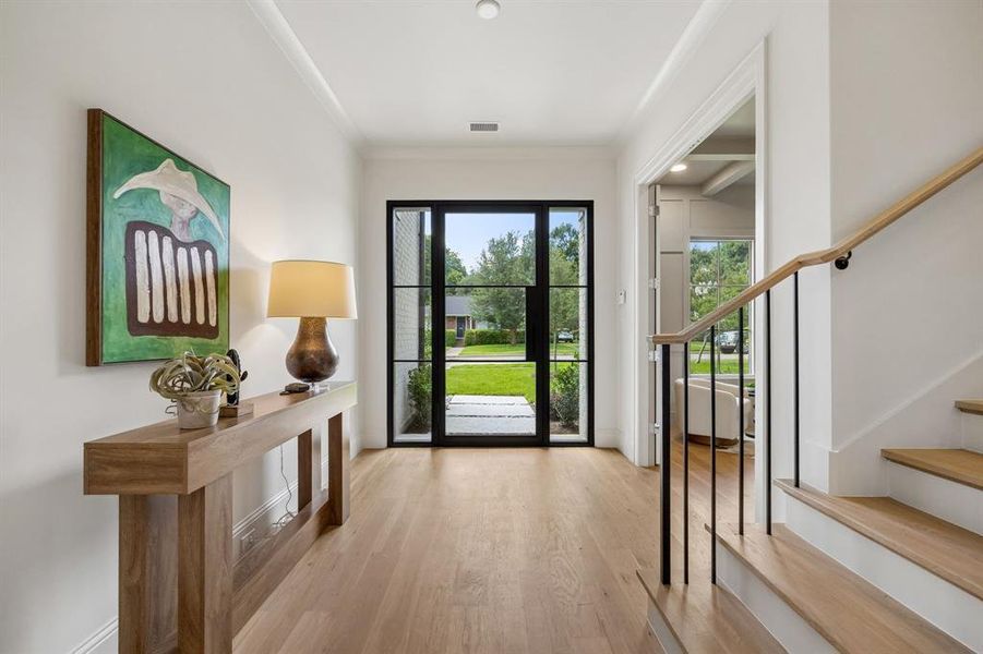 Furnished interior view inside a new home in , Dallas (Image 15).