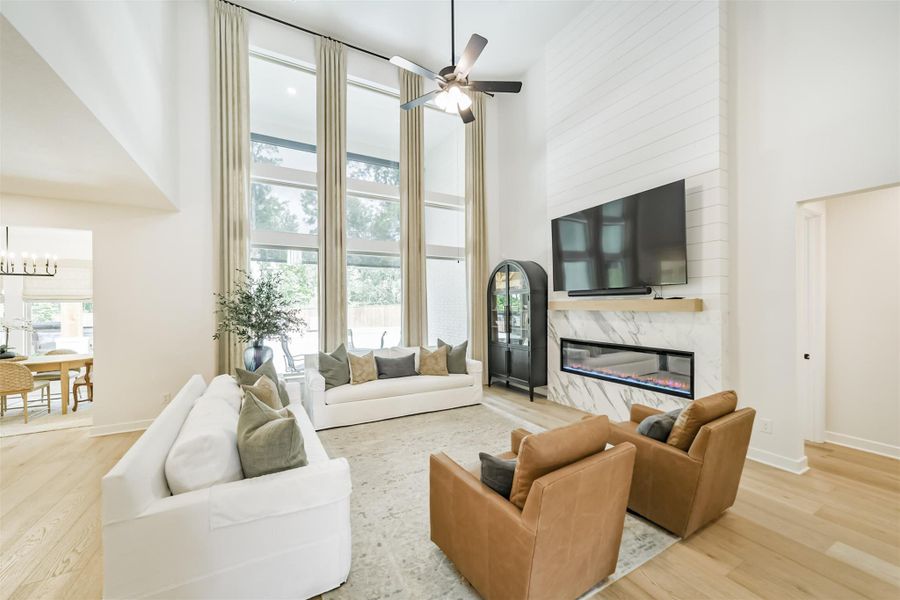 Furnished interior view inside a new home in Woodforest – 60', Montgomery (Image 6).