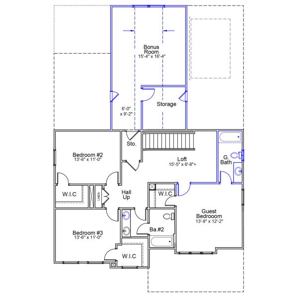 2D floor plan layout of this home in Hawthorn Ridge, Inman, SC (Image 3). 2D floor plan layout of this home in Hawthorn Ridge, Inman, SC (Image 3).