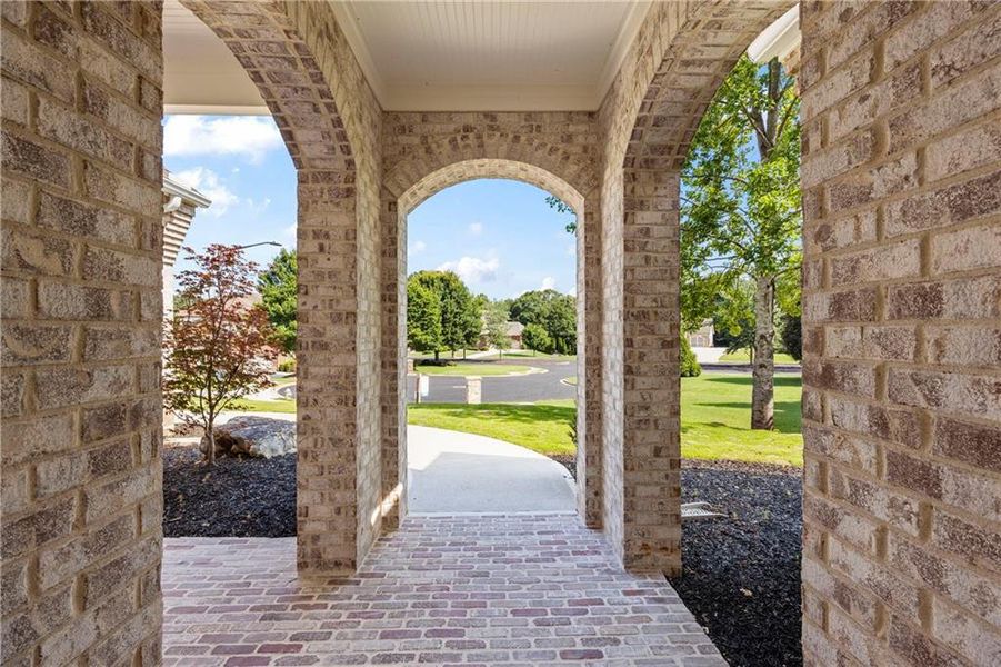 Exterior details and patio area of a home in , Marietta (Image 36).