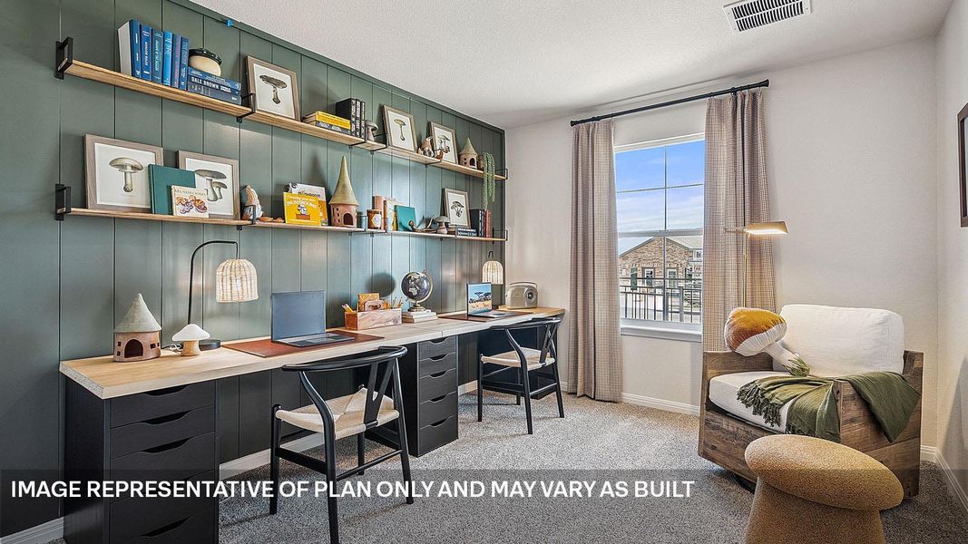 Furnished interior view inside a new home in Thunder Rock, Marble Falls (Image 30).