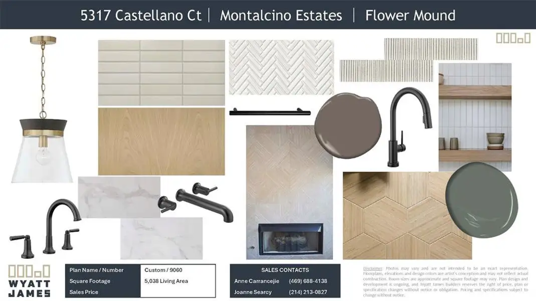 Sample of building materials used in homes in , Flower Mound (Image 3). Sample of building materials used in homes in , Flower Mound (Image 3).