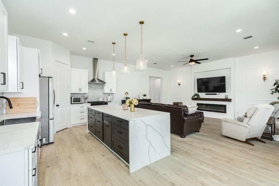 Furnished interior view inside a new home in , West Columbia (Image 19).