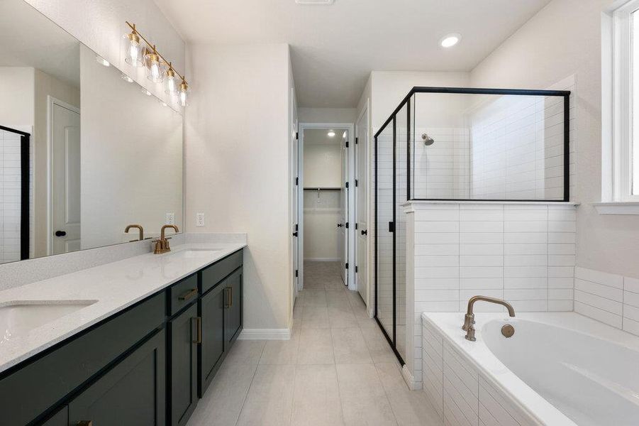 Furnished interior view inside a new home in Cannon Ranch, Dripping Springs (Image 15).