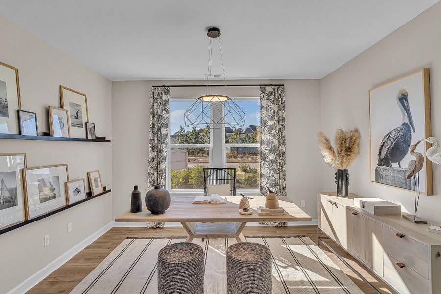 Furnished interior view inside a new home in Bridgewater - Shorehaven Village, Little River (Image 17).