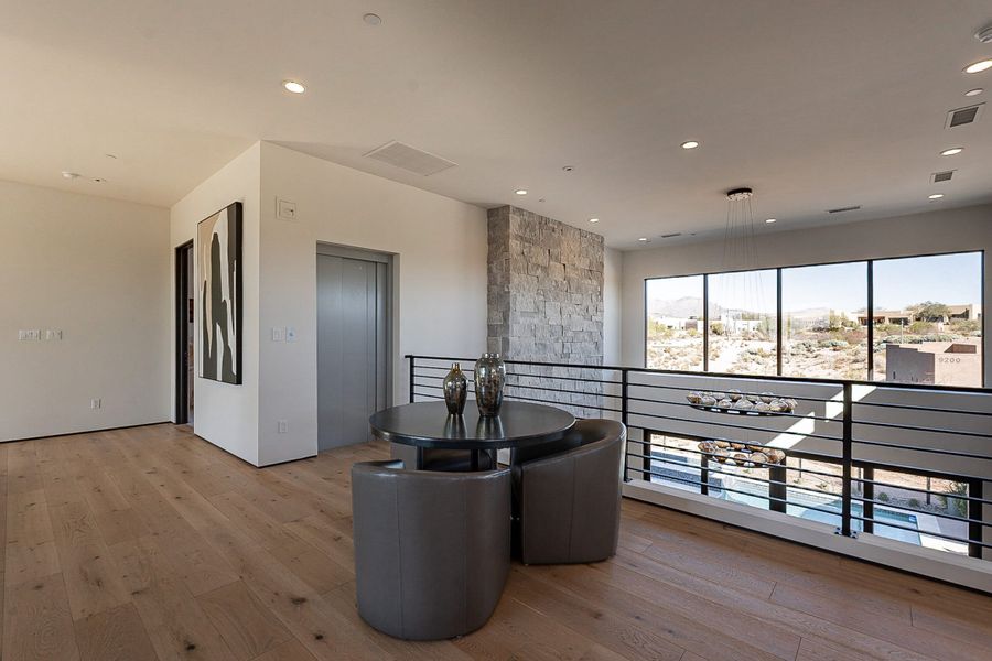 Furnished interior view inside a new home in Village at Seven Desert Mountain, Scottsdale (Image 9).