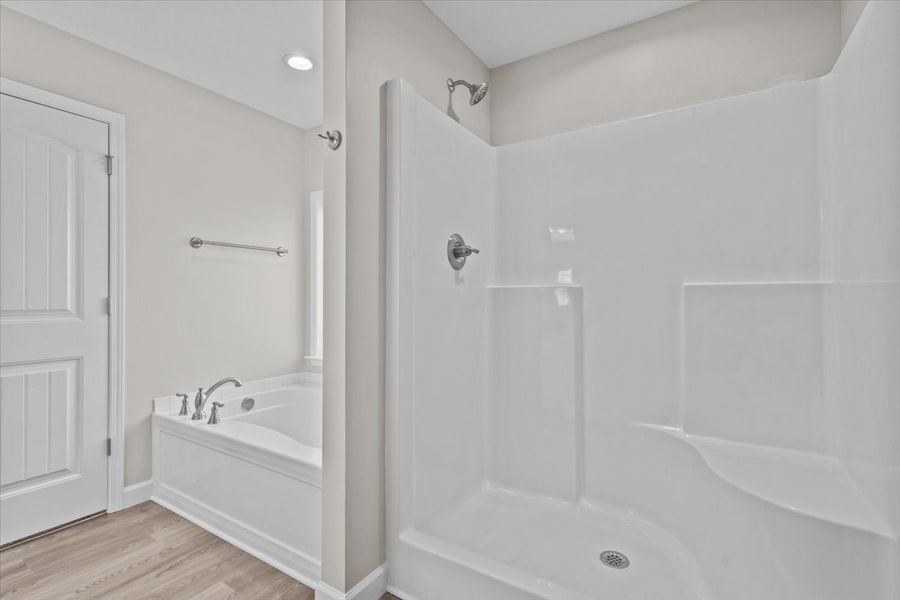 Representative furnished interior of a home built from the Brentwood by Enchanted Homes in Lonesome Dove, San Antonio (Image 10).