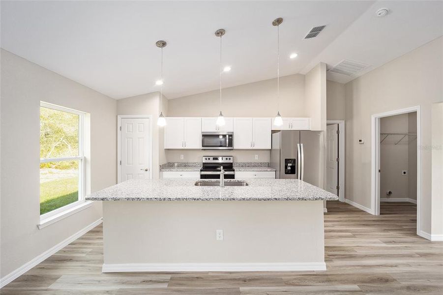 Furnished interior view inside a new home in , Dunnellon (Image 9).