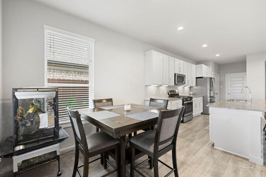 Furnished interior view inside a new home in Edgewood Village, Houston (Image 10). Furnished interior view inside a new home in Edgewood Village, Houston (Image 10).