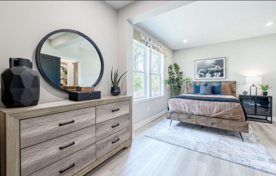 Representative furnished interior of a home built from the Wilmington by Fischer Homes in Savannah Lakes, Hiram (Image 5).