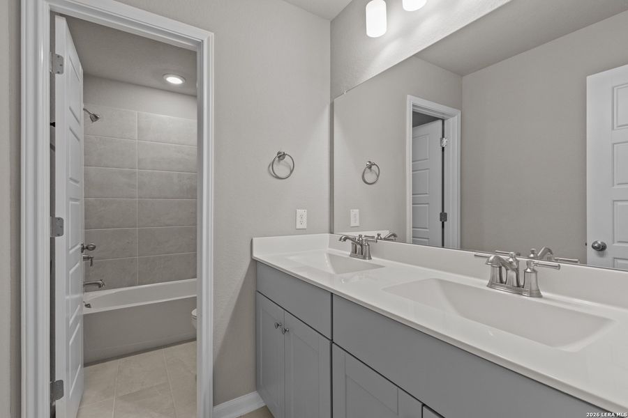 Furnished interior view inside a new home in Morgan Meadows, San Antonio (Image 4).