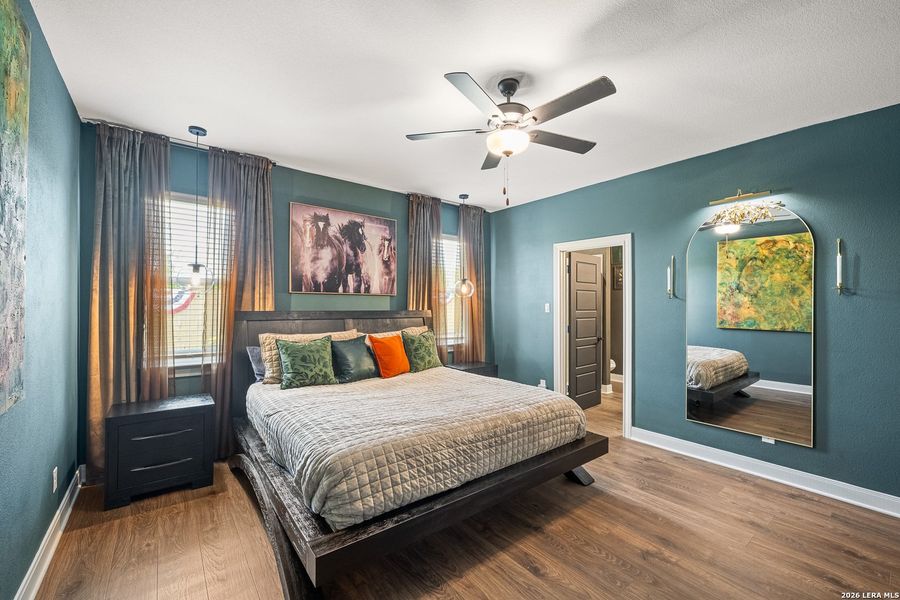 Furnished interior view inside a new home in Hightop Ridge, Converse (Image 11).