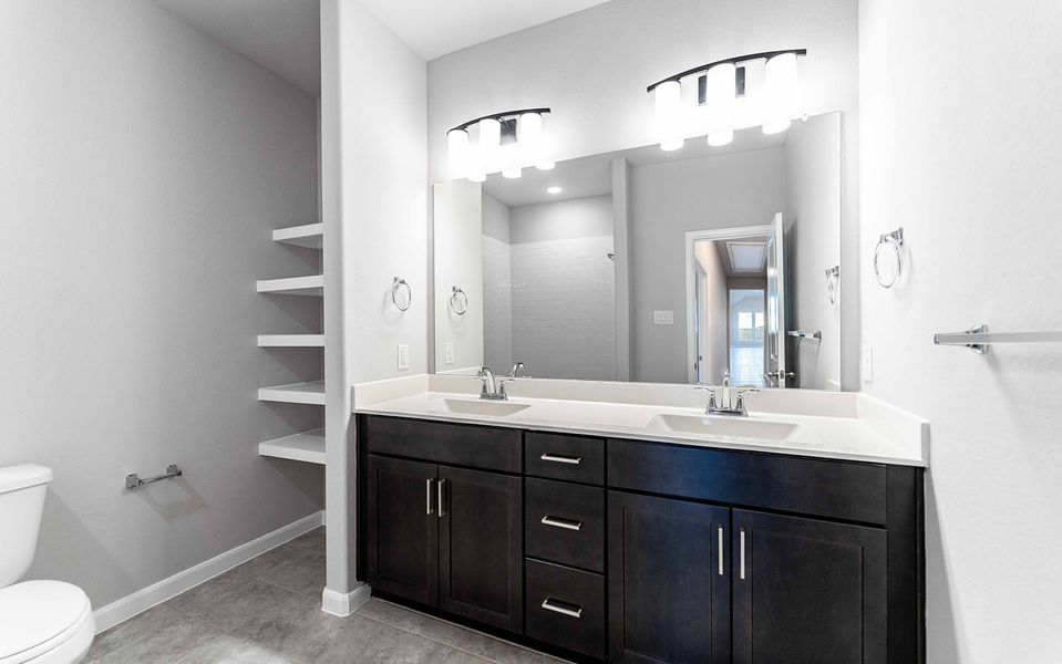 Furnished interior view inside a new home in Solterra, Mesquite (Image 9). Furnished interior view inside a new home in Solterra, Mesquite (Image 9).