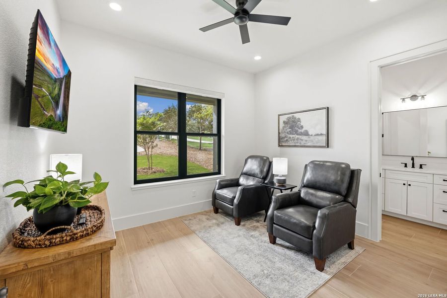 Furnished interior view inside a new home in , New Braunfels (Image 19).
