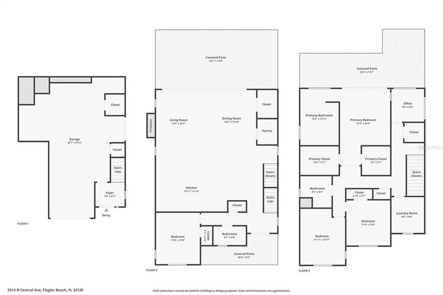 2D floor plan layout of this home in , Flagler Beach, FL (Image 5).