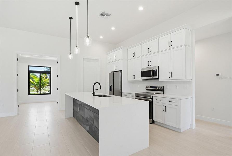 Furnished interior view inside a new home in , North Port (Image 7).