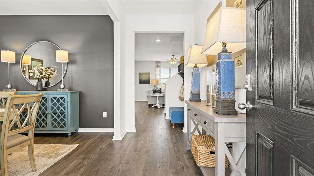 Furnished interior view inside a new home in Jackson Landing, Jefferson (Image 13).