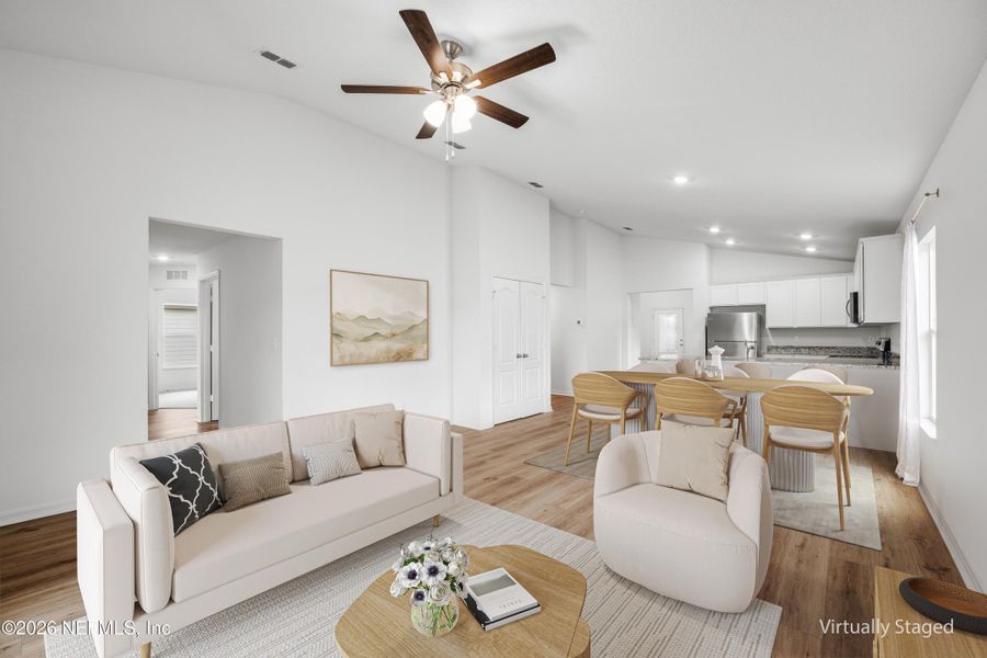Furnished interior view inside a new home in Westport Landing, Jacksonville (Image 15).