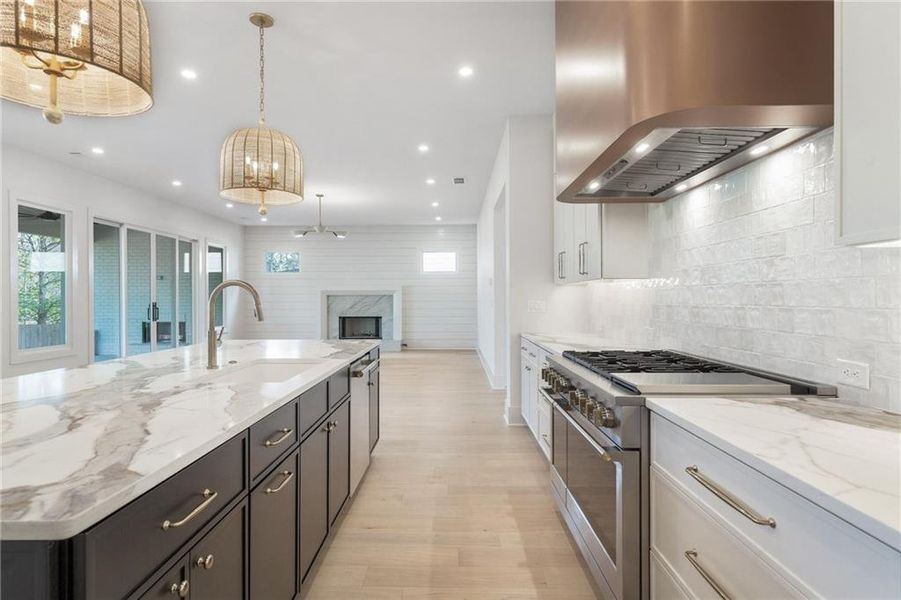 Furnished interior view inside a new home in , Atlanta (Image 15).